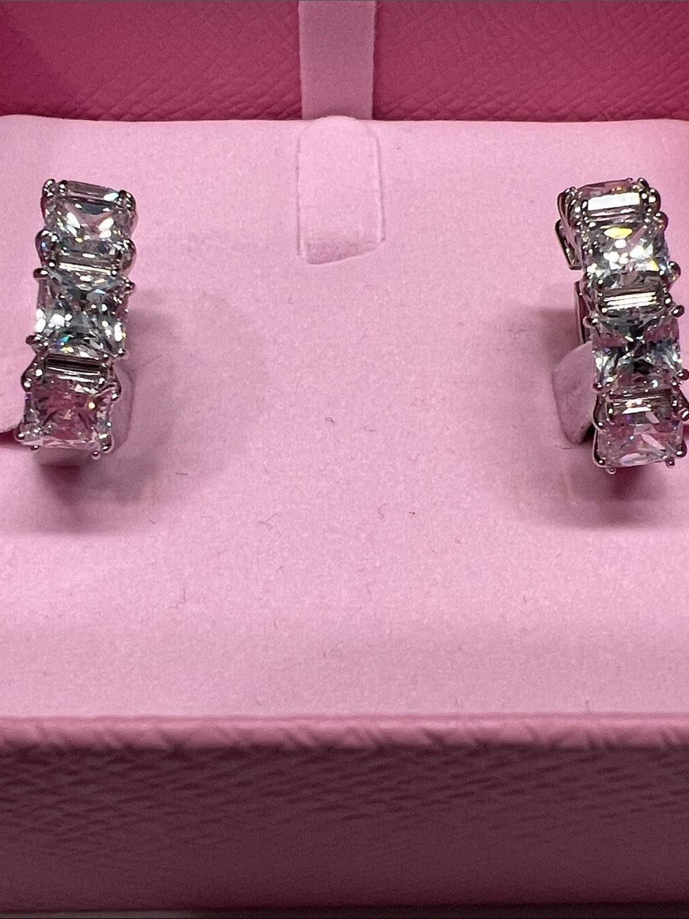 SWAROVSKI Millenia Crystal Clip-on Cuffs in Rhodium-plated Metal - Picture 4 of 10